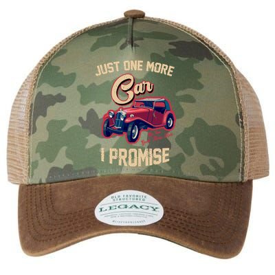 Just One More Car I Promise Vintage Classic Old Cars Legacy Tie Dye Trucker Hat