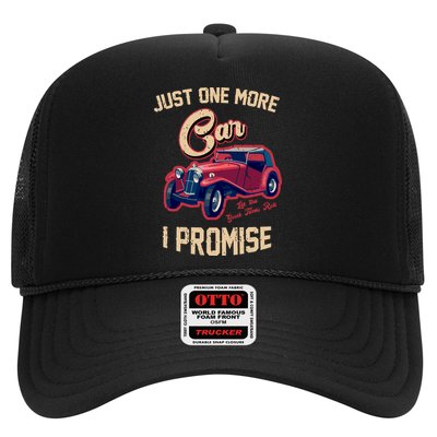 Just One More Car I Promise Vintage Classic Old Cars Trucker Hat