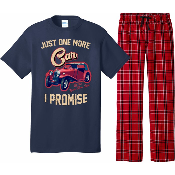 Just One More Car I Promise Vintage Classic Old Cars Pajama Set