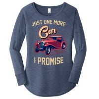 Just One More Car I Promise Vintage Classic Old Cars Women's Perfect Tri Tunic Long Sleeve Shirt