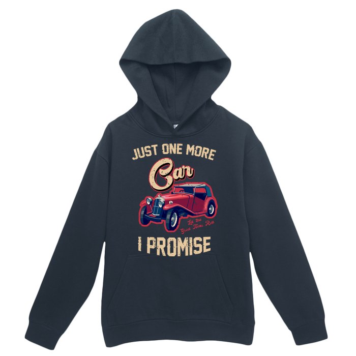 Just One More Car I Promise Vintage Classic Old Cars Urban Pullover Hoodie