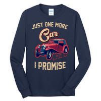 Just One More Car I Promise Vintage Classic Old Cars Tall Long Sleeve T-Shirt