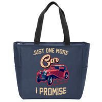 Just One More Car I Promise Vintage Classic Old Cars Zip Tote Bag