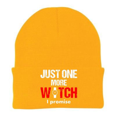 Just One More Watch I Promise Knit Cap Winter Beanie