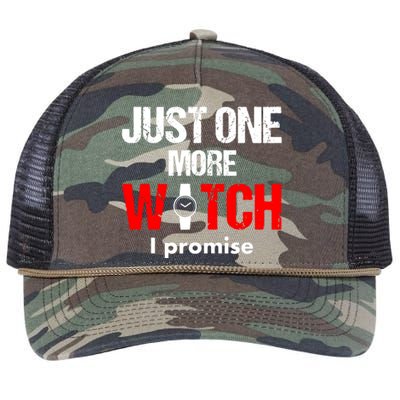 Just One More Watch I Promise Retro Rope Trucker Hat Cap