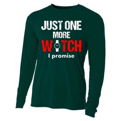 Just One More Watch I Promise Cooling Performance Long Sleeve Crew