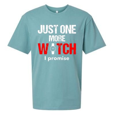 Just One More Watch I Promise Sueded Cloud Jersey T-Shirt