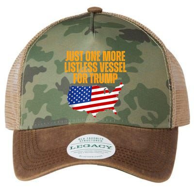 Just One More Listless Vessel For Trump Legacy Tie Dye Trucker Hat