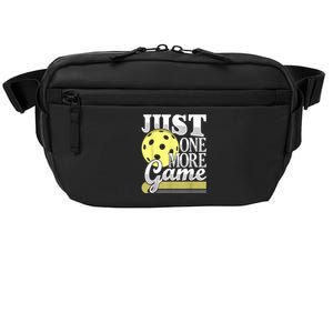 Just One More Game Funny Pickleball Player Paddleball Crossbody Pack