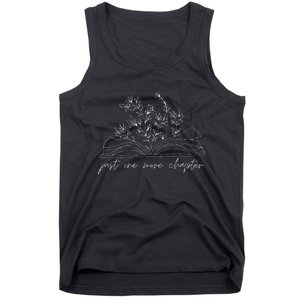 Just One More Chapter Wildflower Book Lover Reading Costume Tank Top