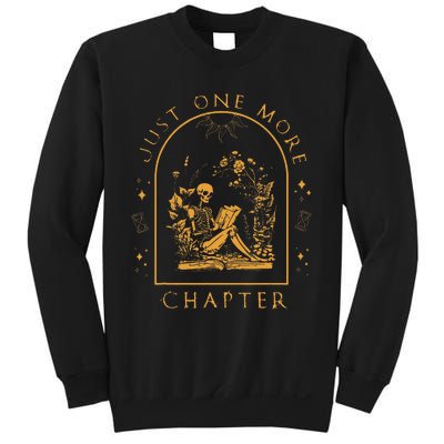 Just One More Chapter Skeleton Reading Sweatshirt