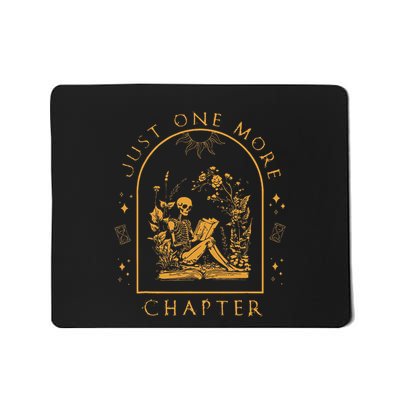 Just One More Chapter Skeleton Reading Mousepad