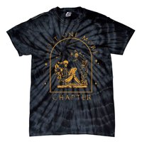 Just One More Chapter Skeleton Reading Tie-Dye T-Shirt