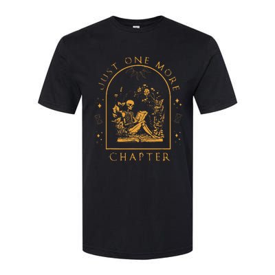 Just One More Chapter Skeleton Reading Softstyle CVC T-Shirt