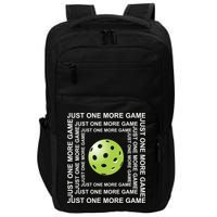 Just One More Game Square | Fun Pickleball Impact Tech Backpack