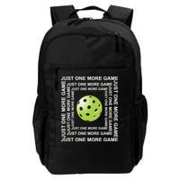 Just One More Game Square | Fun Pickleball Backpack