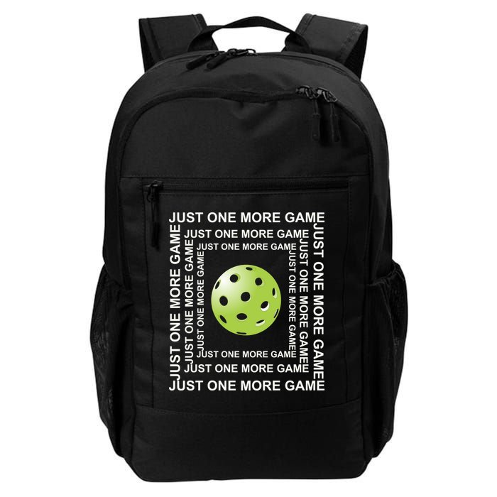 Just One More Game Square | Fun Pickleball Backpack