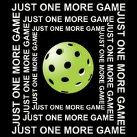 Just One More Game Square | Fun Pickleball Backpack