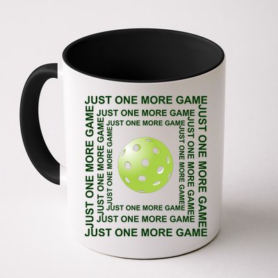 Just One More Game Square | Fun Pickleball Mug