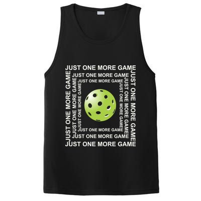 Just One More Game Square | Fun Pickleball PosiCharge Competitor Tank