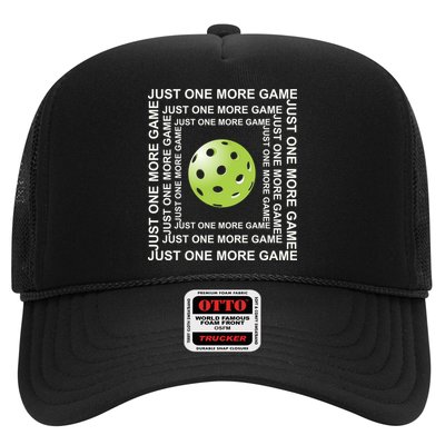 Just One More Game Square | Fun Pickleball Trucker Hat