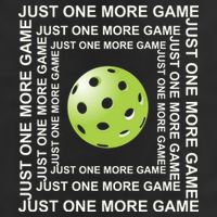 Just One More Game Square | Fun Pickleball Microfiber Hand Towel