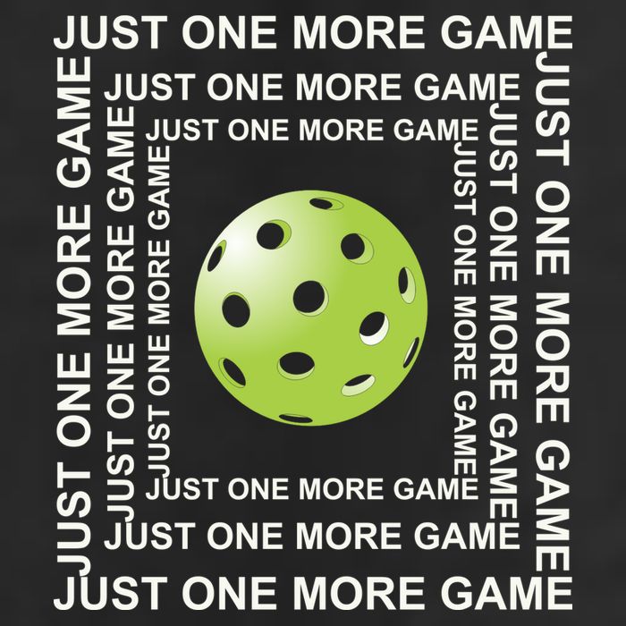 Just One More Game Square | Fun Pickleball Microfiber Hand Towel