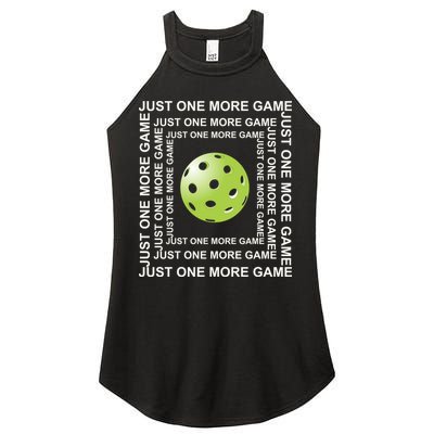Just One More Game Square | Fun Pickleball Women's Perfect Tri Rocker Tank