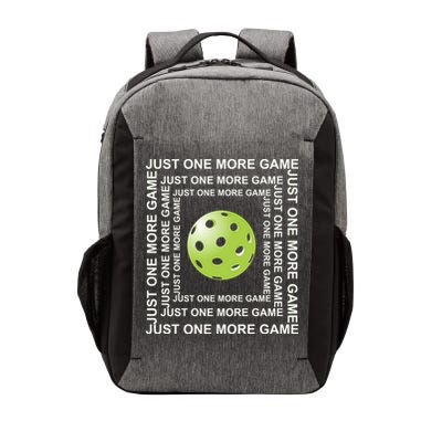 Just One More Game Square | Fun Pickleball Vector Backpack