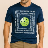 Just One More Game Square | Fun Pickleball Performance Shirt