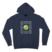 Just One More Game Square | Fun Pickleball Hoodie