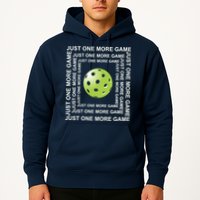 Just One More Game Square | Fun Pickleball Hoodie