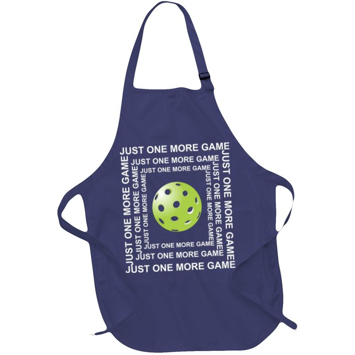 Just One More Game Square | Fun Pickleball Apron