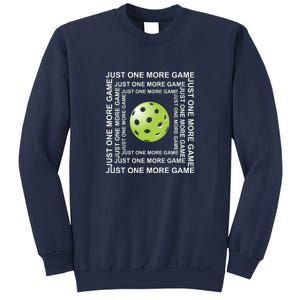 Just One More Game Square | Fun Pickleball Sweatshirt