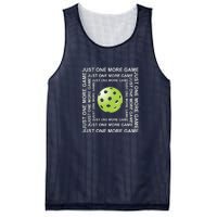 Just One More Game Square | Fun Pickleball Mesh Reversible Basketball Jersey Tank