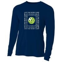 Just One More Game Square | Fun Pickleball Cooling Performance Long Sleeve Crew