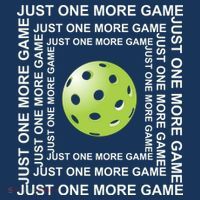 Just One More Game Square | Fun Pickleball Toddler Sweatshirt