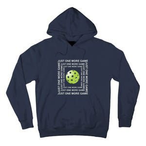 Just One More Game Square | Fun Pickleball Tall Hoodie