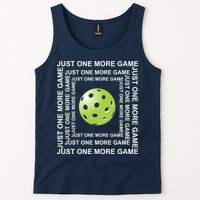 Just One More Game Square | Fun Pickleball Tank Top