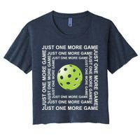 Just One More Game Square | Fun Pickleball Crop Top
