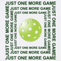 Just One More Game Square | Fun Pickleball Garment-Dyed Sweatshirt