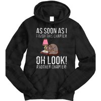 Just One More Chapter Cat 2024 Tie Dye Hoodie