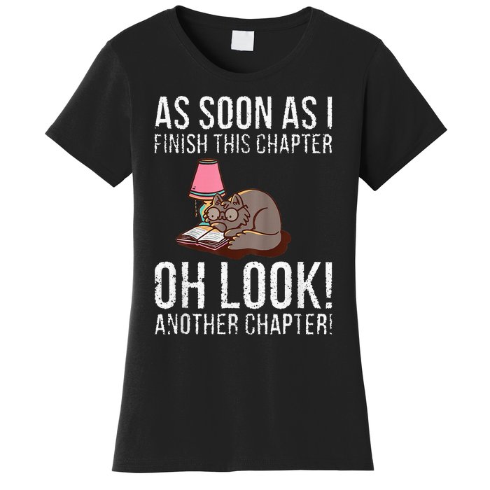 Just One More Chapter Cat 2024 Women's T-Shirt