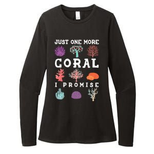 Just One More Coral I Promise Aquarium Fish Tank Coral Reefs Gift Womens CVC Long Sleeve Shirt