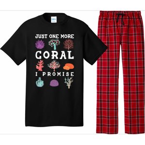 Just One More Coral I Promise Aquarium Fish Tank Coral Reefs Gift Pajama Set