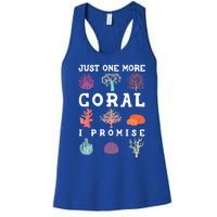 Just One More Coral I Promise Aquarium Fish Tank Coral Reefs Gift Women's Racerback Tank