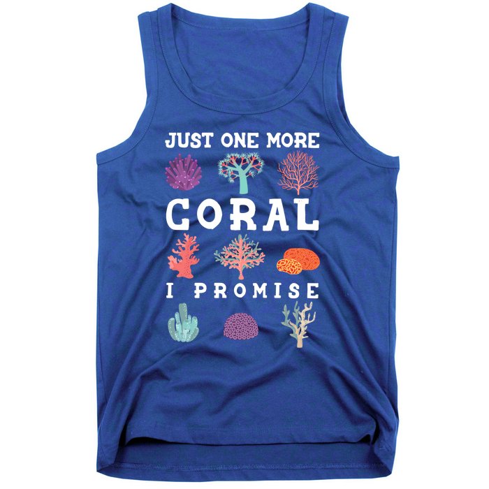 Just One More Coral I Promise Aquarium Fish Tank Coral Reefs Gift Tank Top