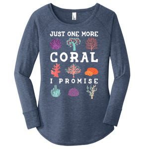 Just One More Coral I Promise Aquarium Fish Tank Coral Reefs Gift Women's Perfect Tri Tunic Long Sleeve Shirt