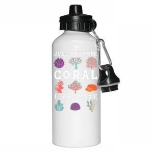 Just One More Coral I Promise Aquarium Fish Tank Coral Reefs Gift Aluminum Water Bottle