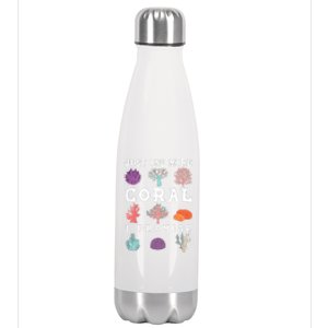 Just One More Coral I Promise Aquarium Fish Tank Coral Reefs Gift Stainless Steel Insulated Water Bottle